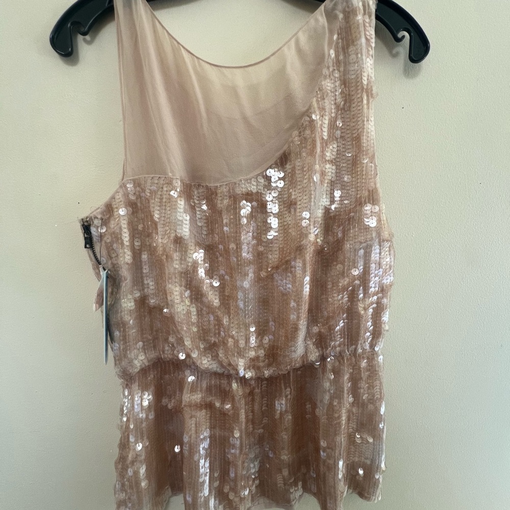 Alice + Olivia Sequin Sleeveless Top -by Stacy Bendet - Picture 5 of 8